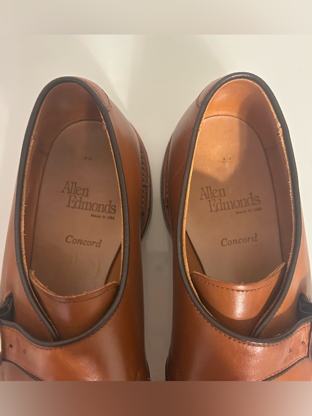 Allen Edmonds Concord Monk Strap Dress Shoes Men's Size 9 D - Picture 6 of 12